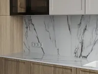 Кварцевый агломерат Calacatta Borghini